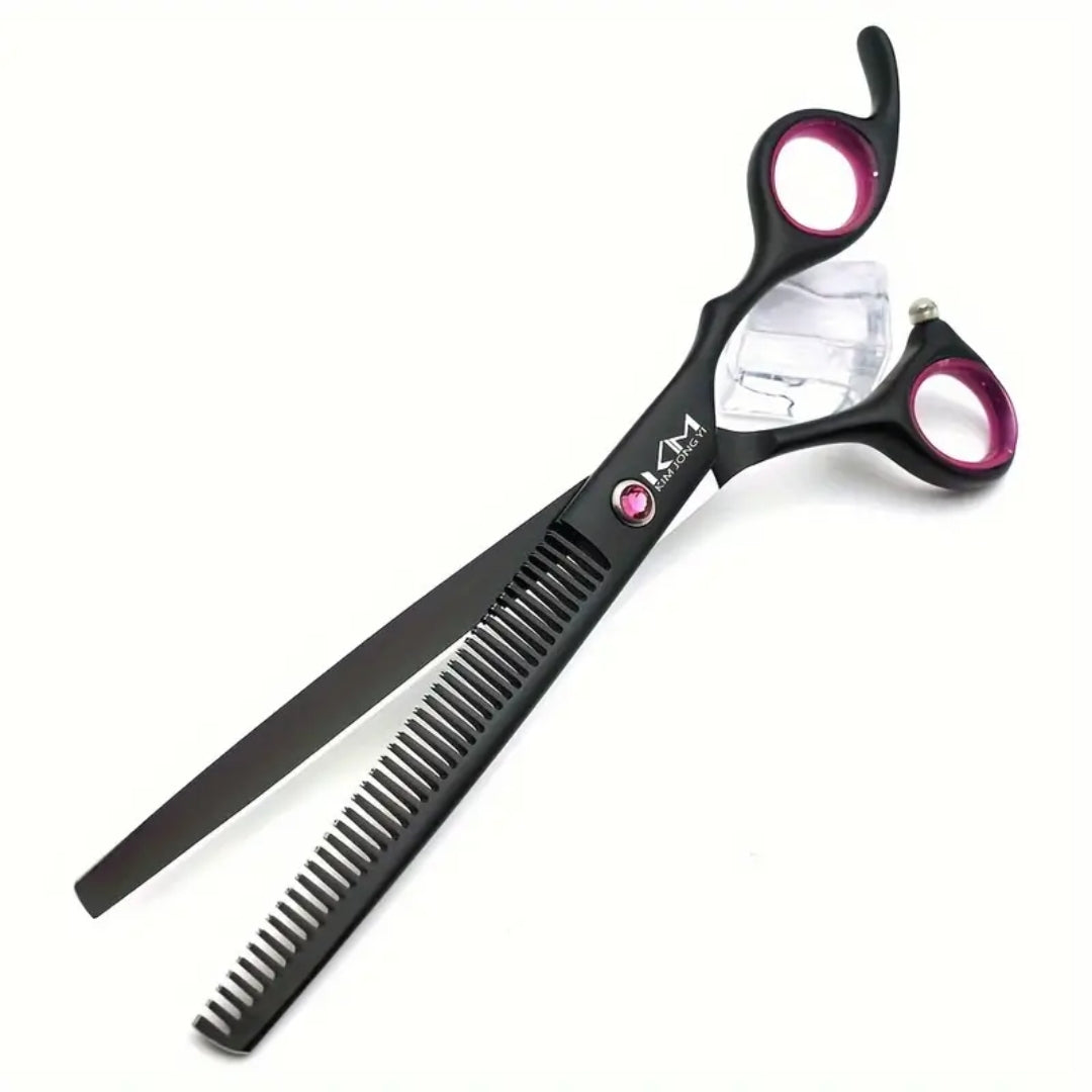 Professional Pet Grooming Scissors Set - 4-Piece Stainless Steel Kit