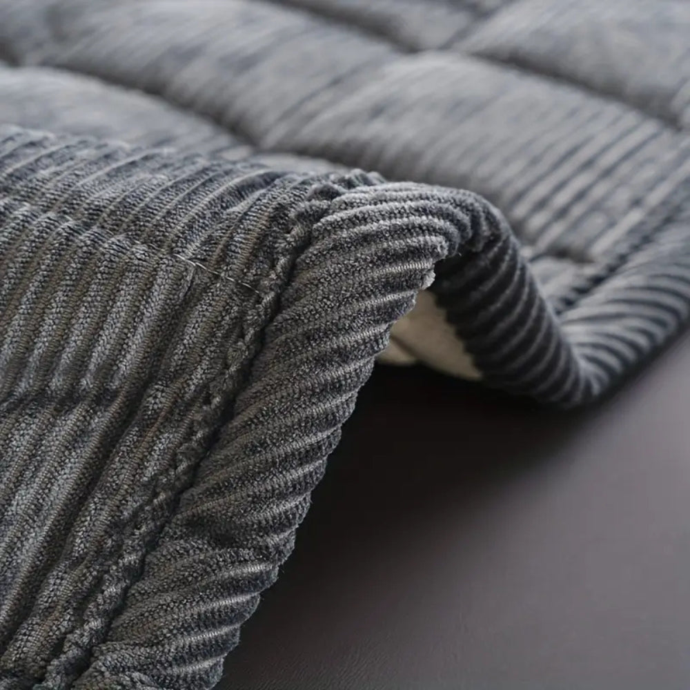 Metro Line Quilted Couch Cover - Non-Slip Sofa Protector