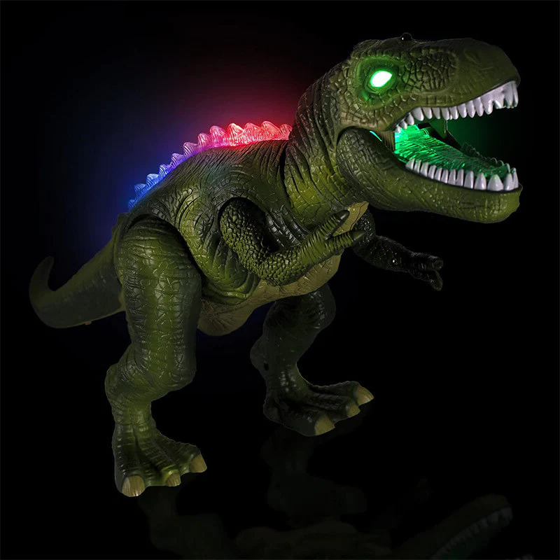 Remote Control Walking T-Rex Toy with LED Lights & Roar