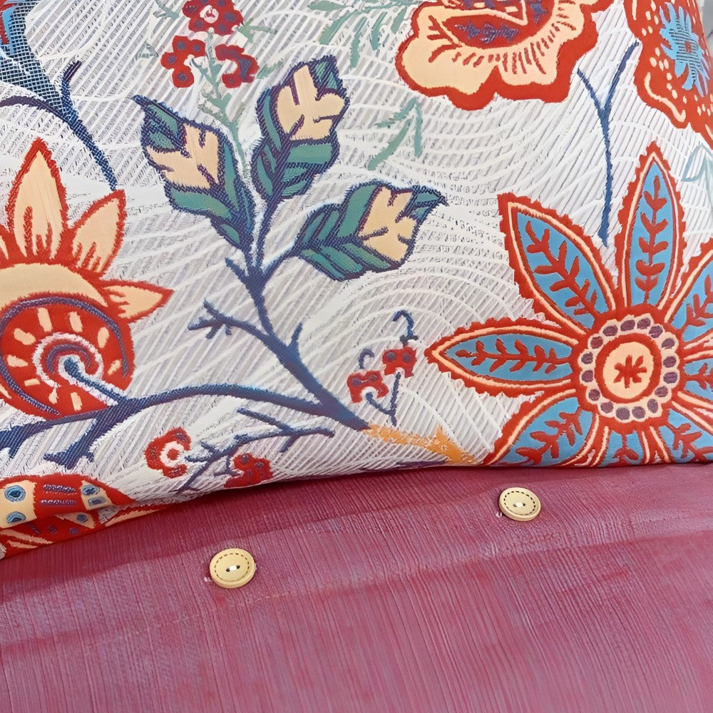 Rustic Floral Boho Pillowcases - Set of 2