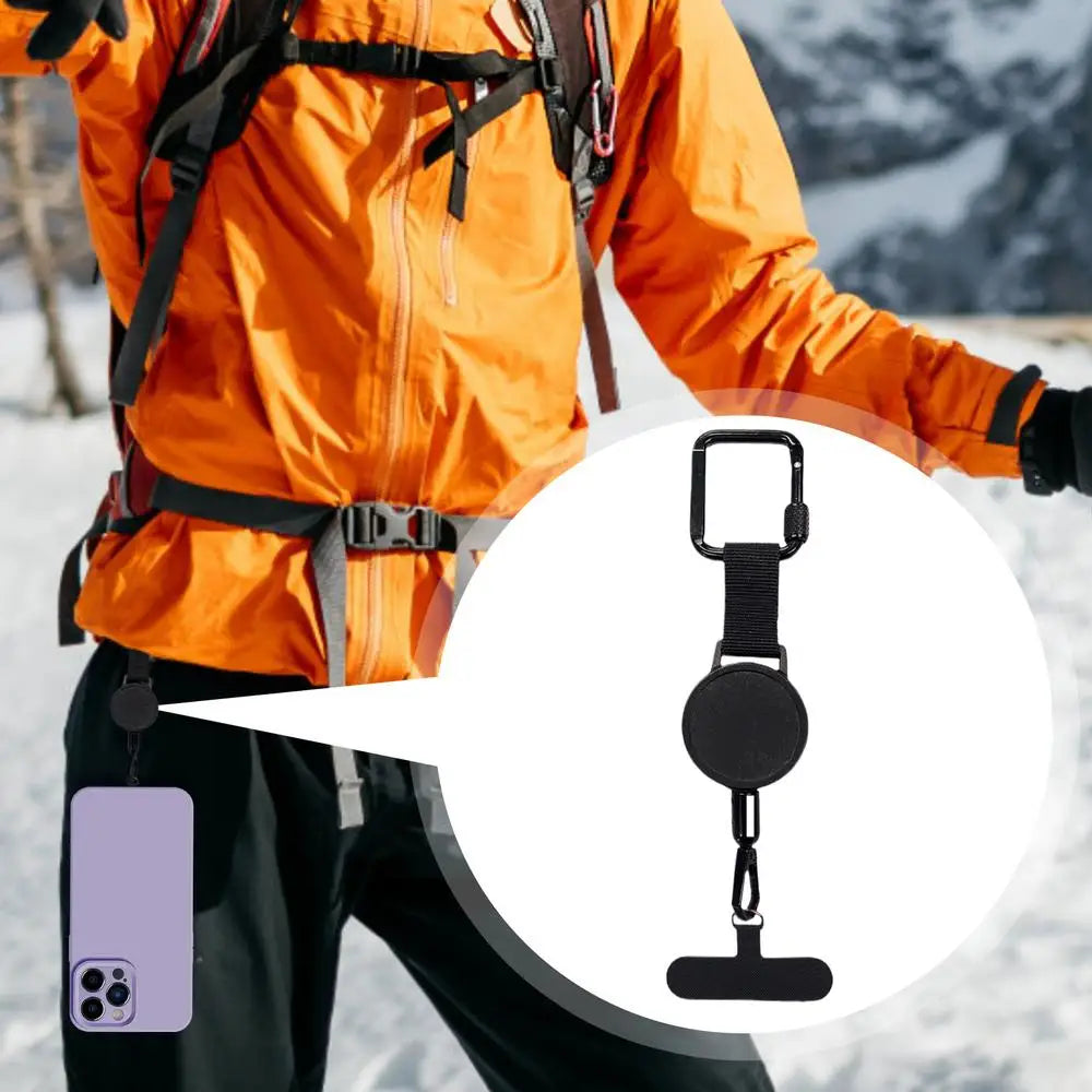 Retractable Phone Security Holder | Anti-Theft Belt Clip