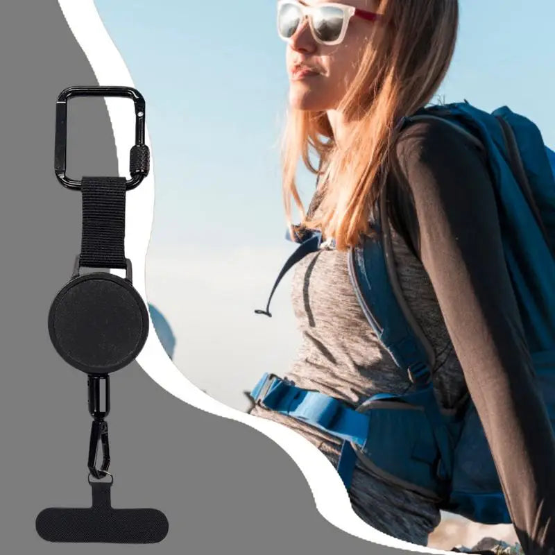 Retractable Phone Security Holder | Anti-Theft Belt Clip