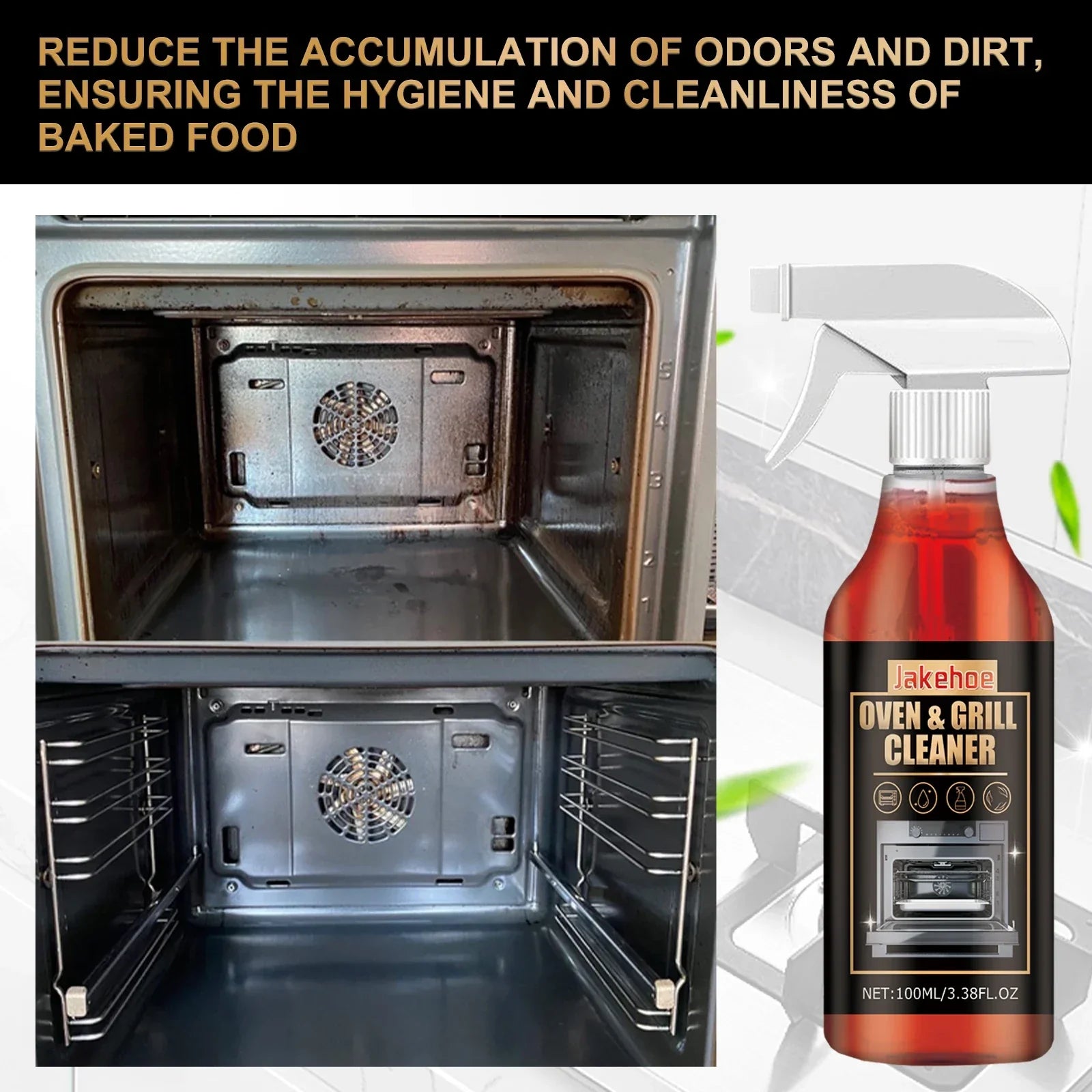 Heavy-Duty Oven & Grill Cleaner - Grease Removal Spray