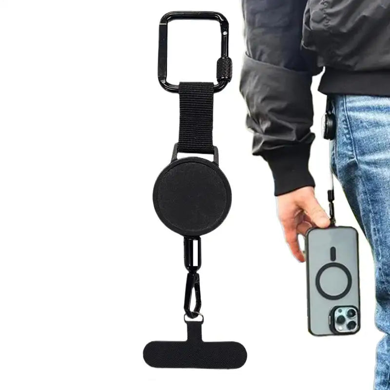Retractable Phone Security Holder | Anti-Theft Belt Clip