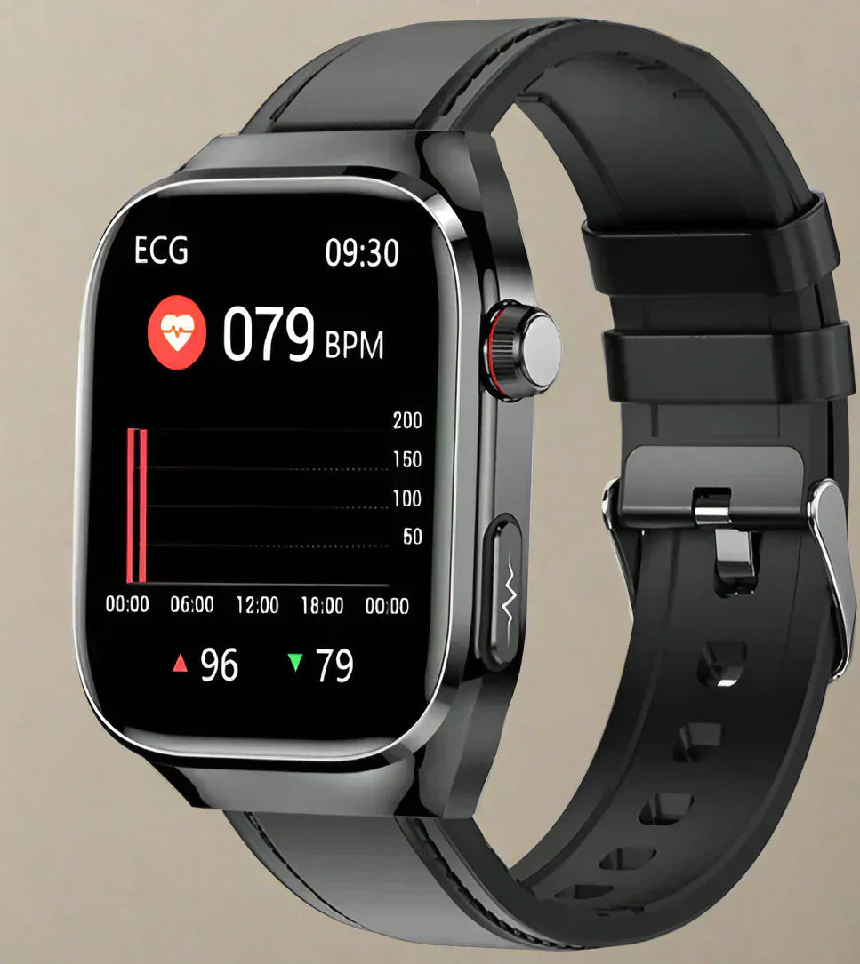 Smart Health Tracking Watch - Heart Rate & Wellness Display