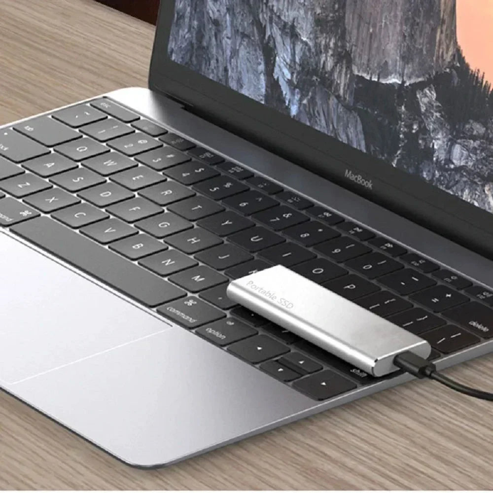 Portable 4TB External Hard Drive | Ultra-Thin USB-C