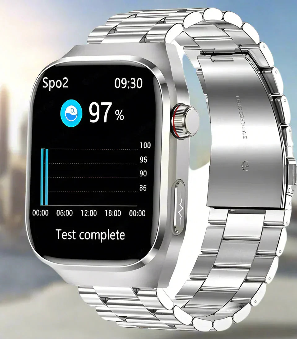 Smart Health Tracking Watch - Heart Rate & Wellness Display