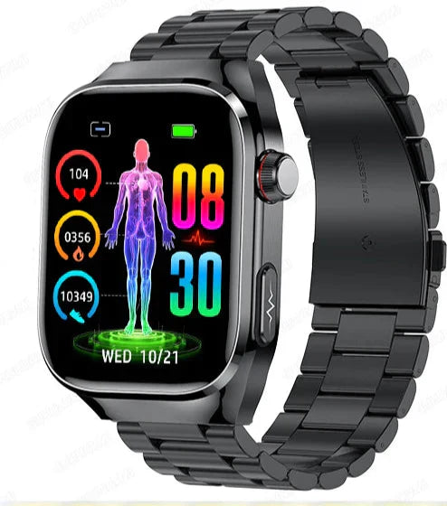 Smart Health Tracking Watch - Heart Rate & Wellness Display