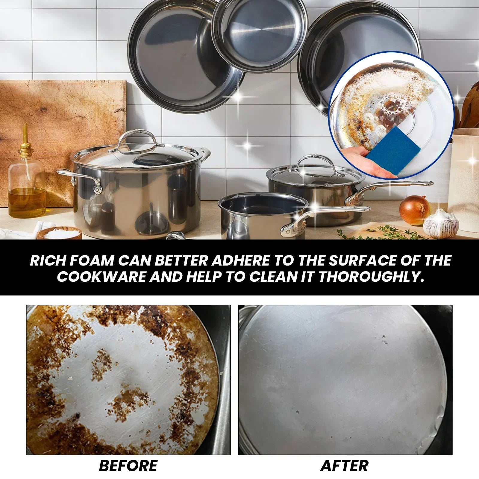 Cooktop Cleaner Spray - Heavy Duty Grease & Grime Remover