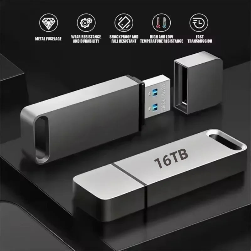USB 3.2 High-Speed Flash Drive – Waterproof & Shockproof