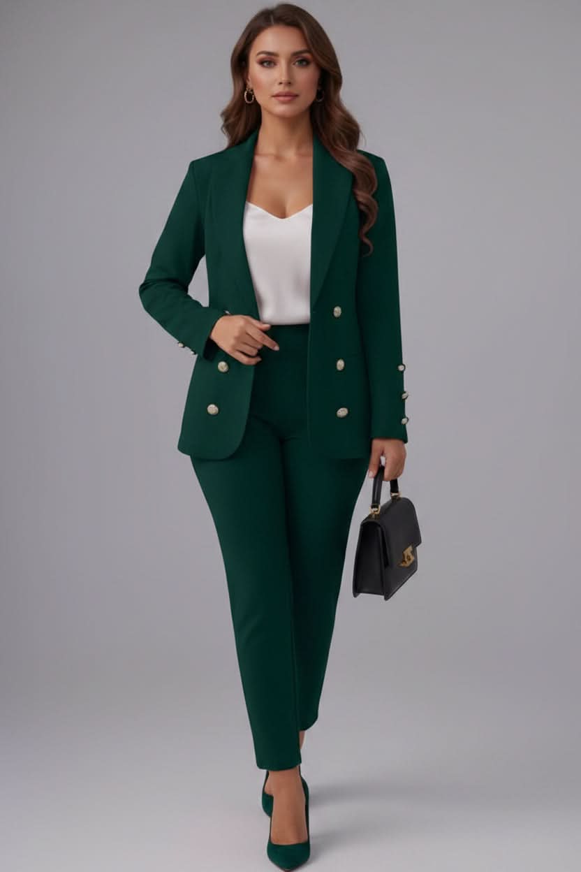 Cami Top & Straight-Leg Trousers Two-Piece Set