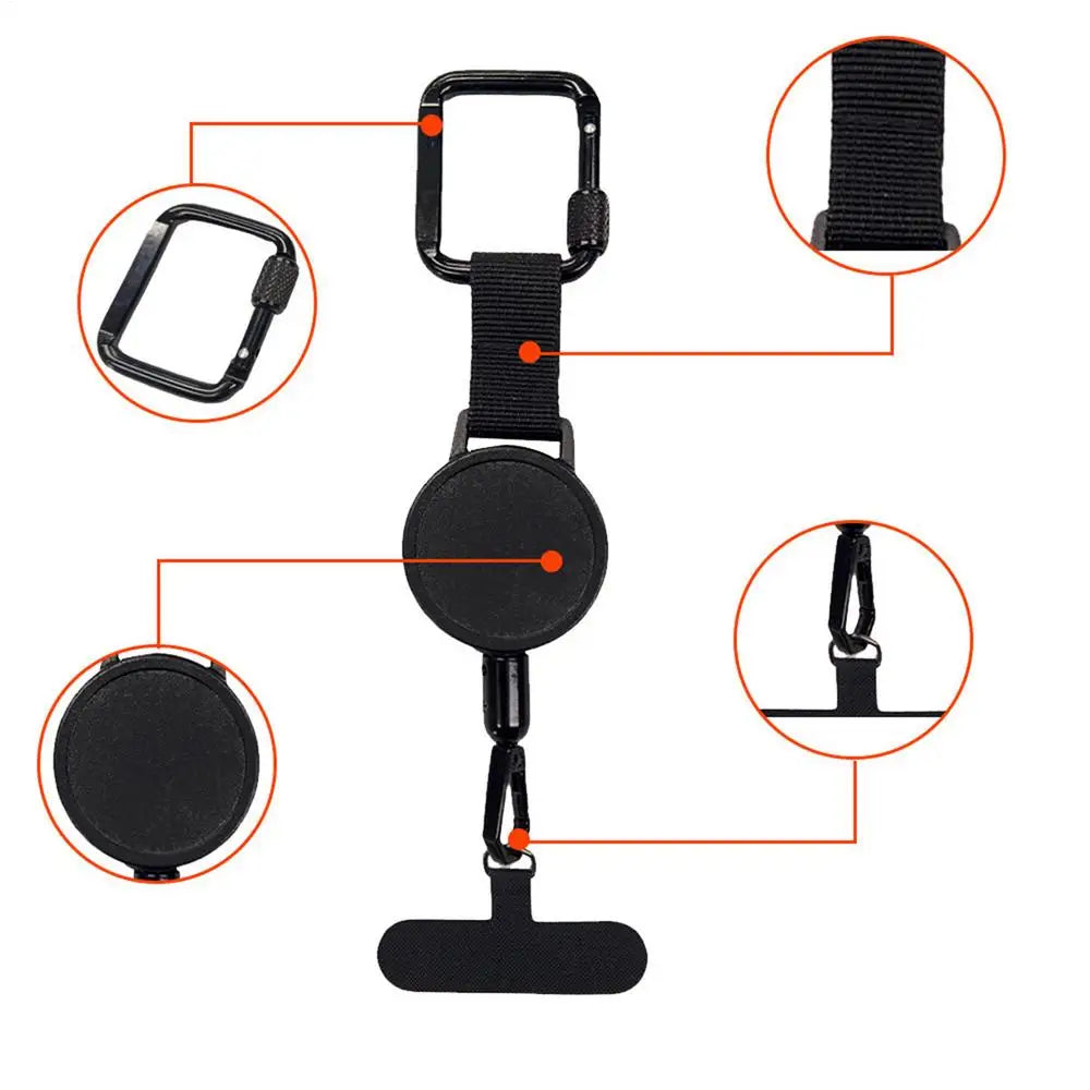 Retractable Phone Security Holder | Anti-Theft Belt Clip
