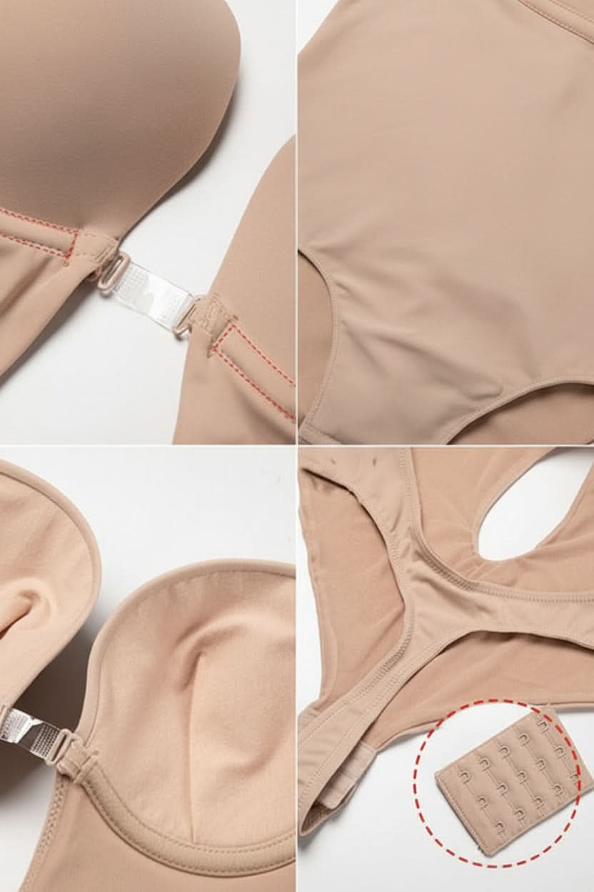 Seamless Backless Body Shaper - Invisible Support