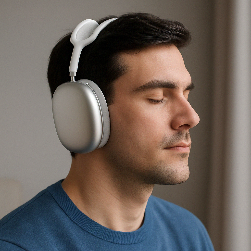 Wireless Over-Ear Bluetooth Headphones with Noise Cancelling