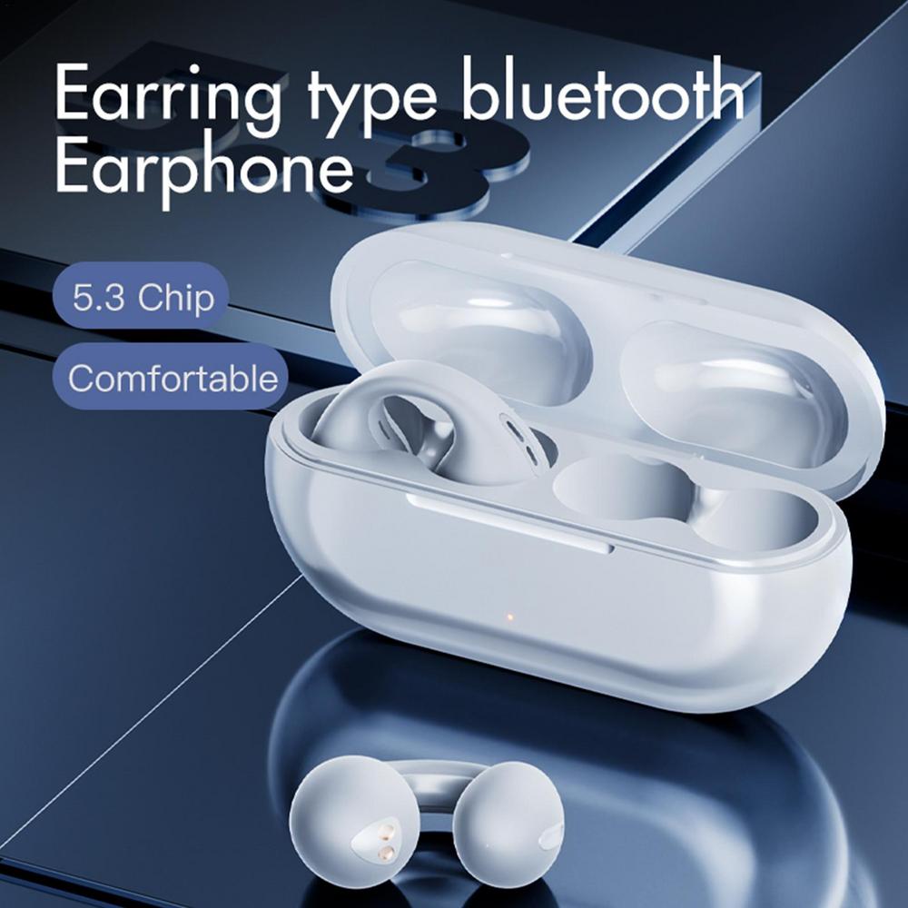 Bone Conduction Wireless Earbuds, Open-Ear Design