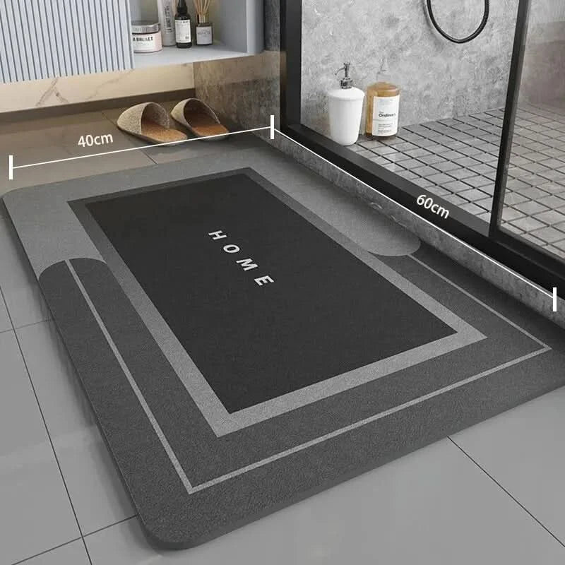 Super Absorbent Non-Slip Bathroom Mat, 40x60cm
