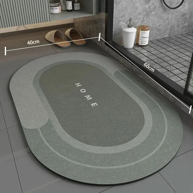 Super Absorbent Non-Slip Bathroom Mat, 40x60cm