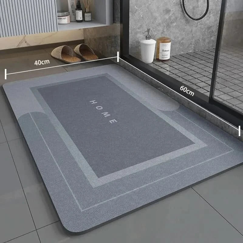 Super Absorbent Non-Slip Bathroom Mat, 40x60cm