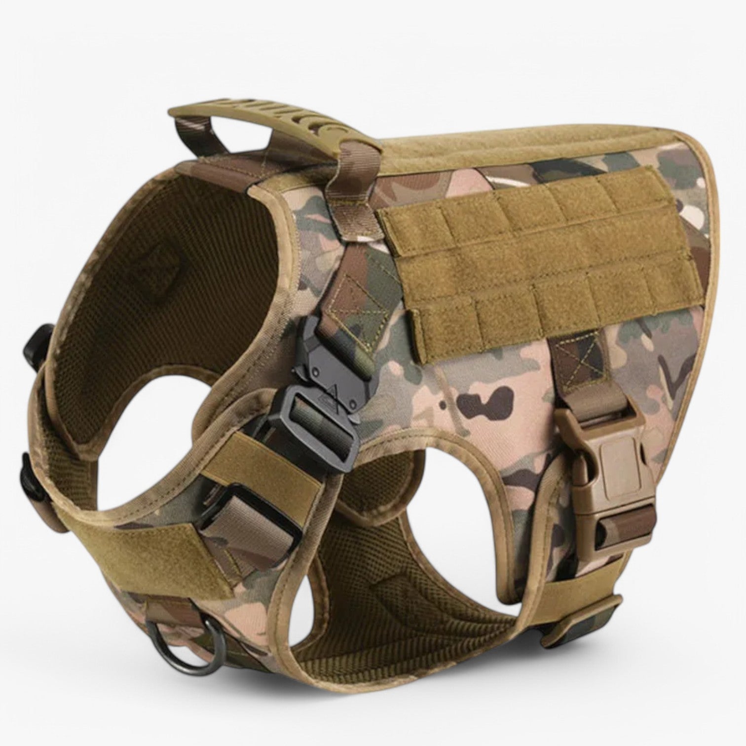 Tactical Dog Training Harness with Quick-Release Handle