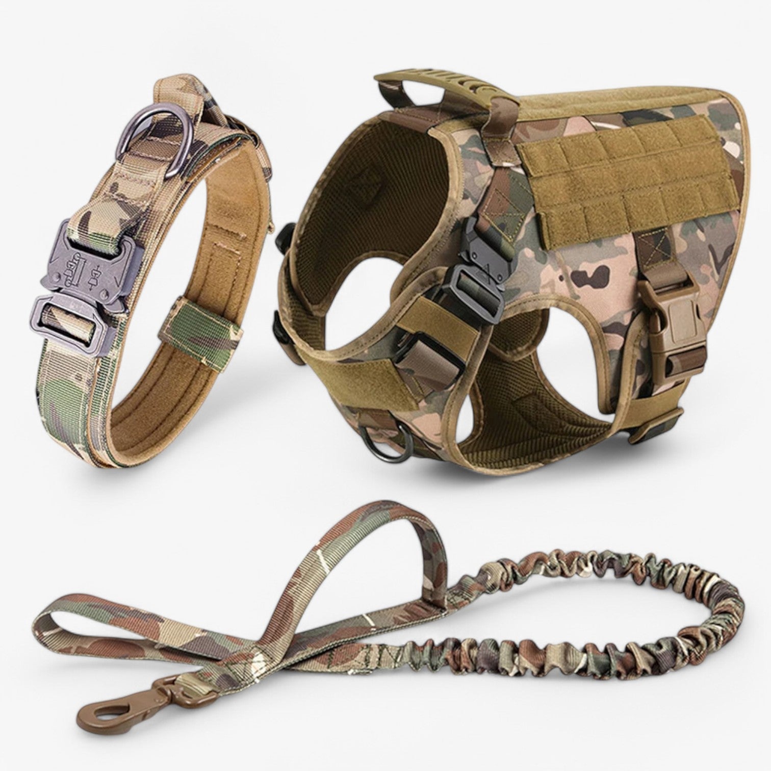 Tactical Dog Training Harness with Quick-Release Handle