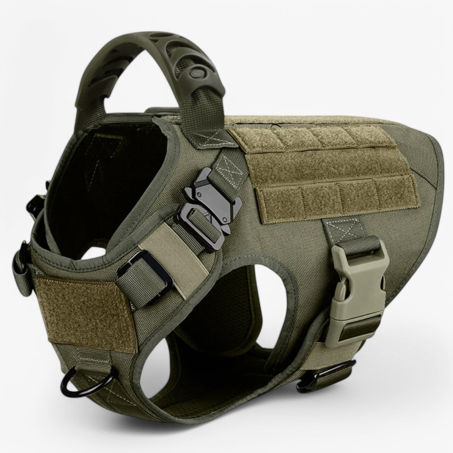 Tactical Dog Training Harness with Quick-Release Handle