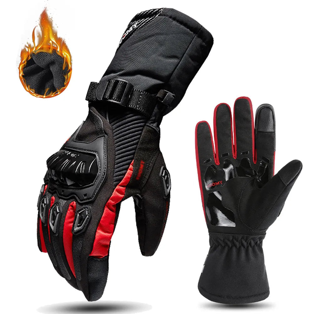 Motorcycle Winter Gloves - Waterproof Insulated Riding Gloves