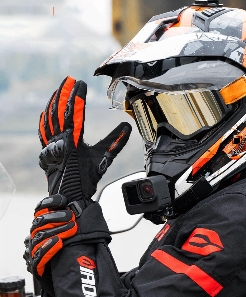 Motorcycle Winter Gloves - Waterproof Insulated Riding Gloves