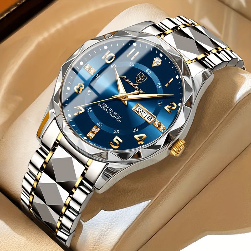Men's Multifunctional Sports Watch | Waterproof Two-Tone