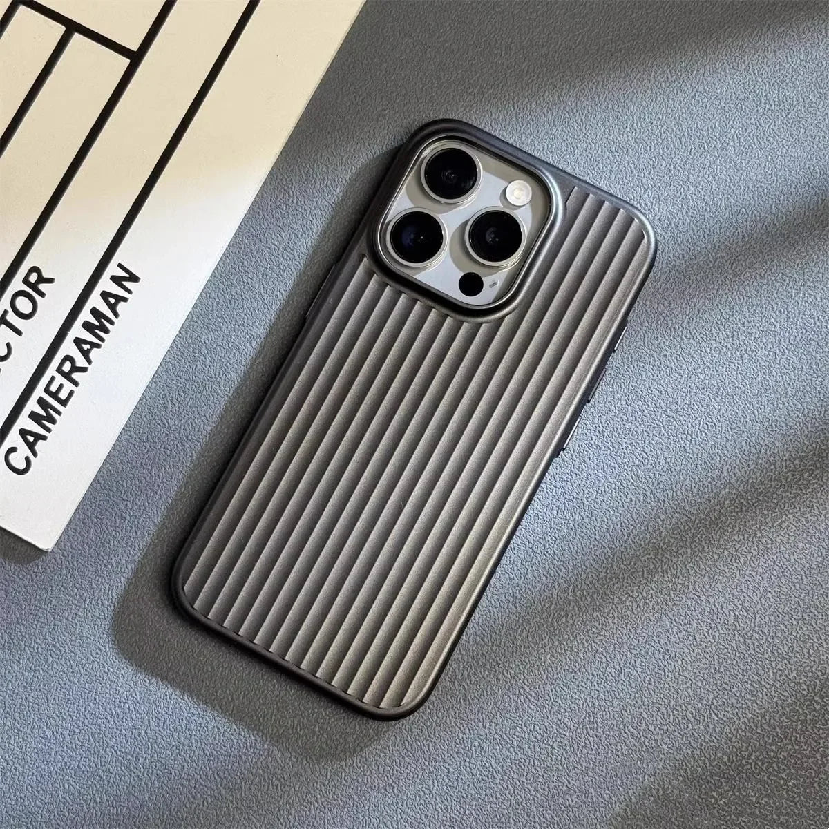 Ribbed Aluminium Phone Case - Slim Protective Cover