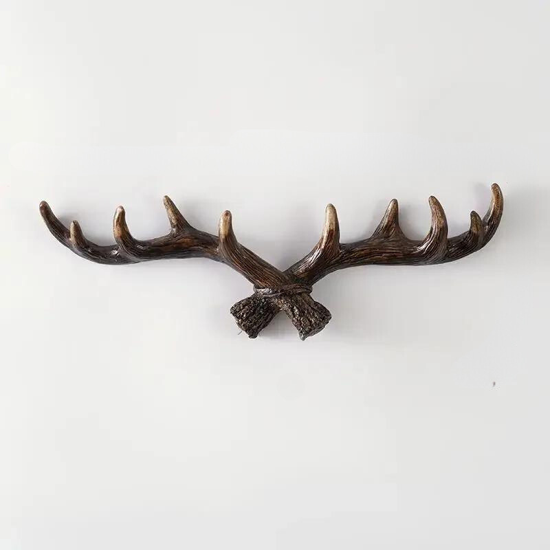 Vintage Antler Wall Hook – Rustic Coat Rack