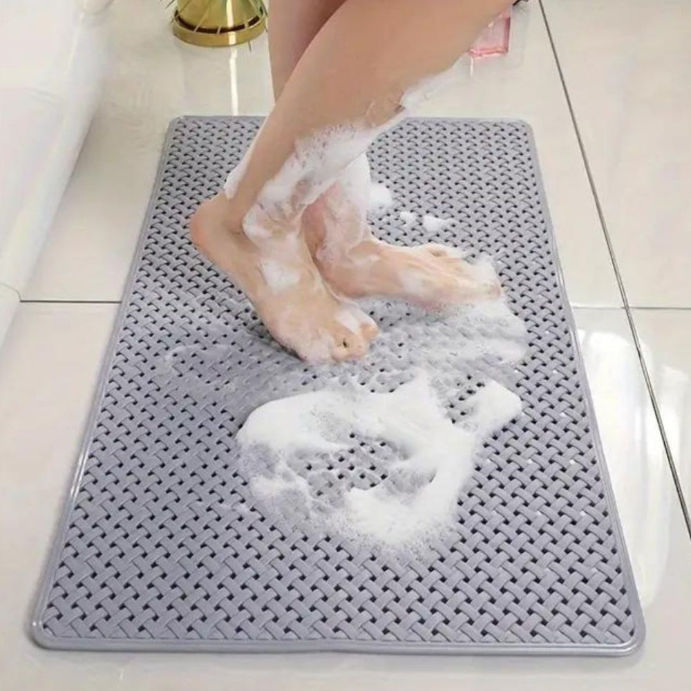 GripMaster Non-Slip Bathtub Mat with Suction Cups