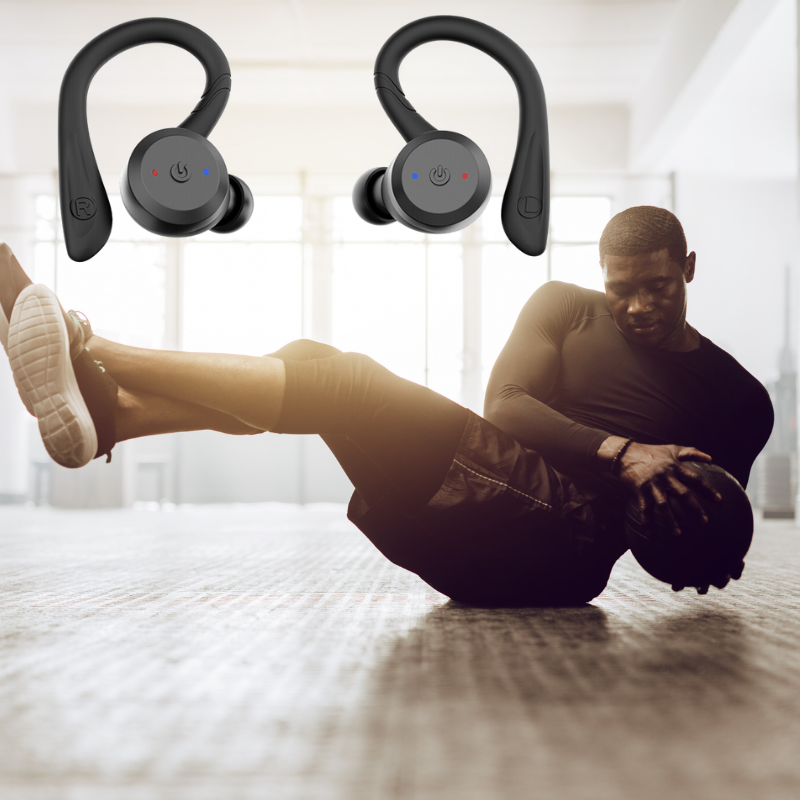 Vega Waterproof Wireless Sport Earbuds, 20-Hr, IPX7