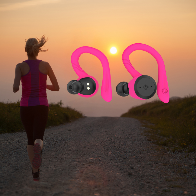 Vega Waterproof Wireless Sport Earbuds, 20-Hr, IPX7