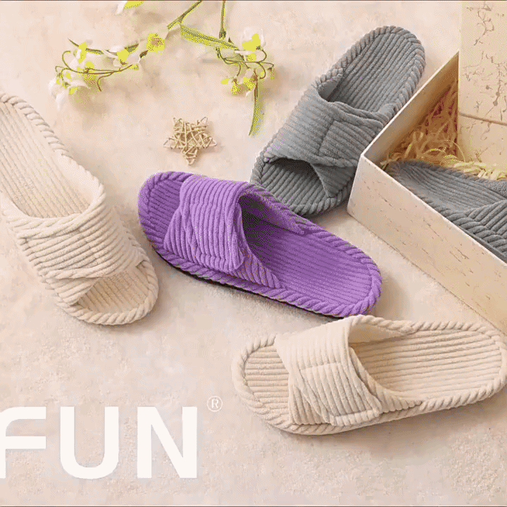 Adjustable Open Toe Comfort Slippers