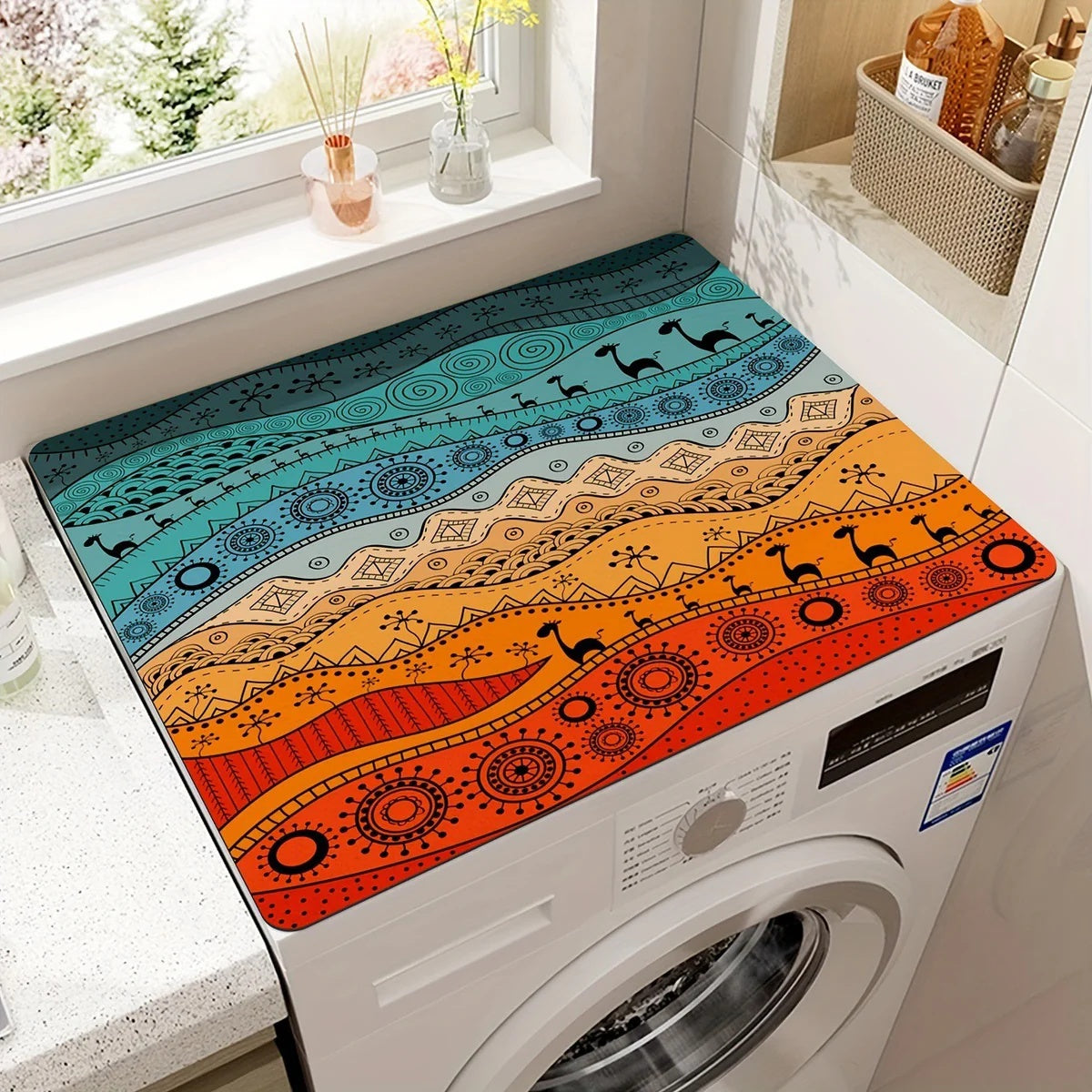 Boho Appliance Protector Mat, Dust & Stain Resistant