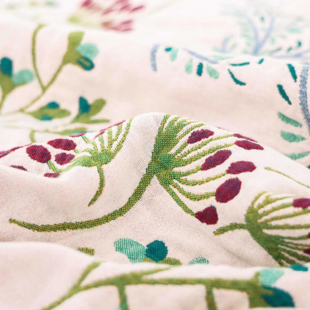 Organic Cotton Gauze Blanket - Soft 4-Layer Throw