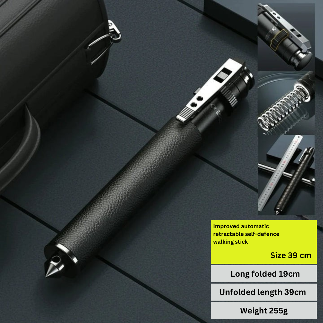 Automatic Walking Stick with One-Click Mechanism