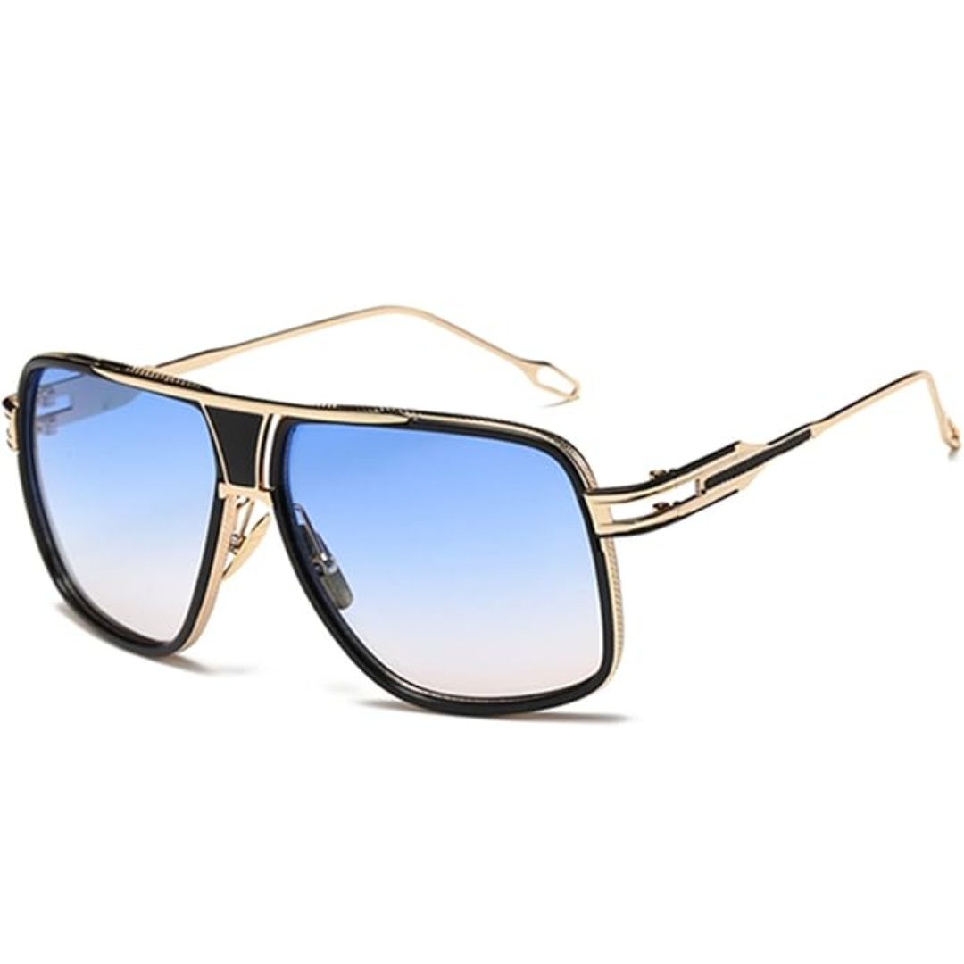 Men's Aviator Sunglasses with Alloy Frame and UV Protection