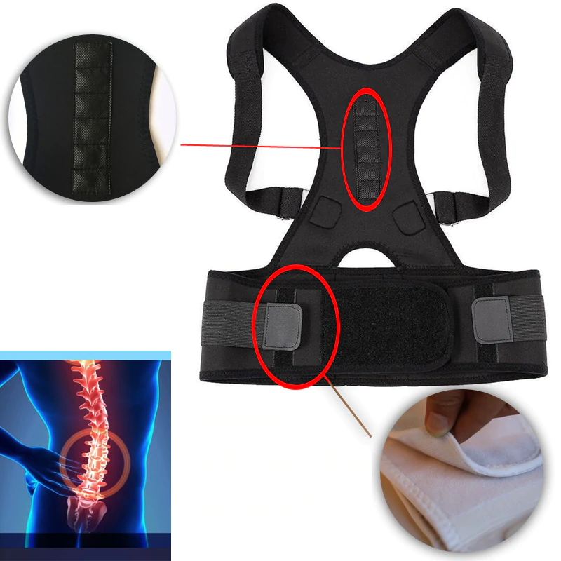 Adjustable Posture Support Back Brace Corrector