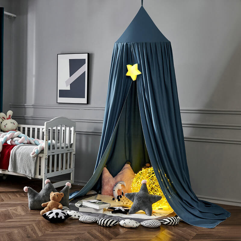 Blackout Bed Canopy for Kids, Light-Blocking Play Tent