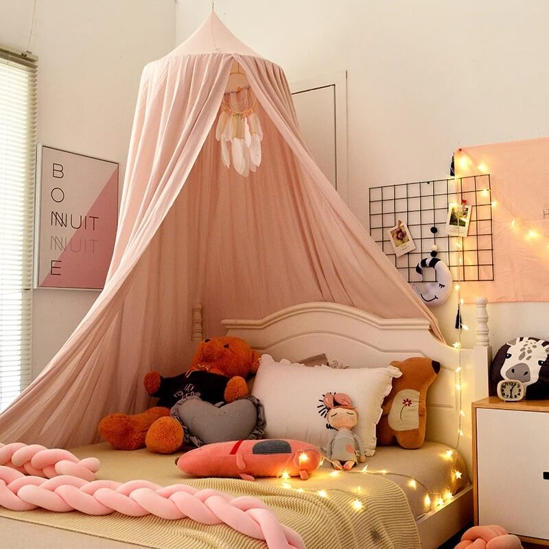 Blackout Bed Canopy for Kids, Light-Blocking Play Tent