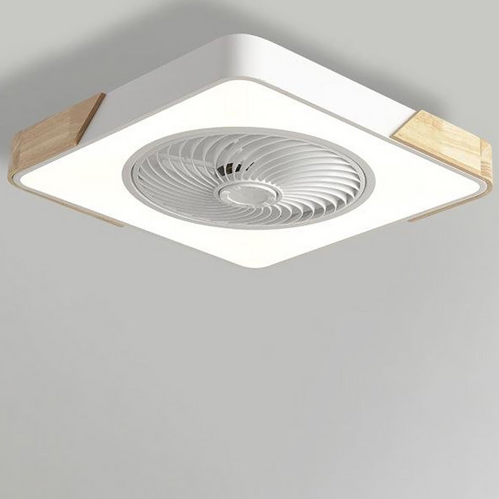Integrated LED Bladeless Ceiling Fan Light with Remote