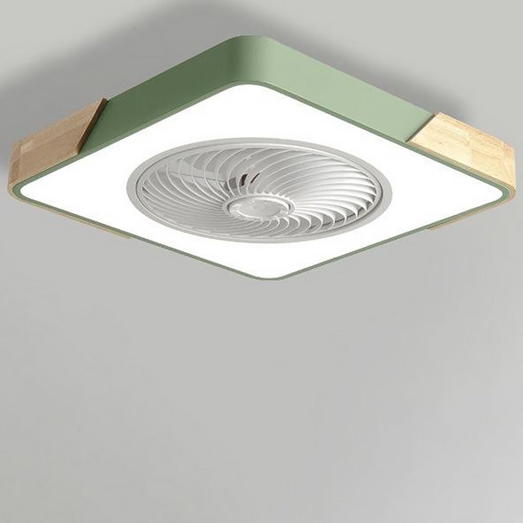 Integrated LED Bladeless Ceiling Fan Light with Remote