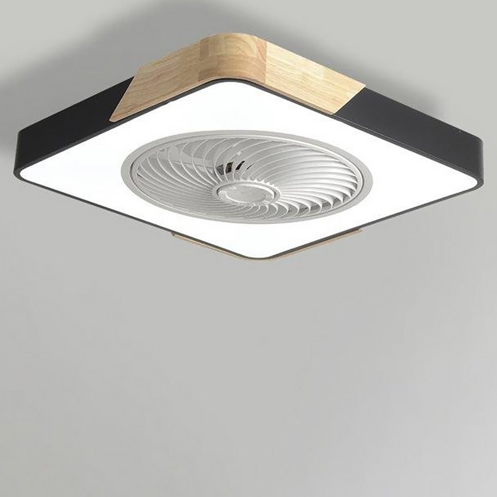 Integrated LED Bladeless Ceiling Fan Light with Remote