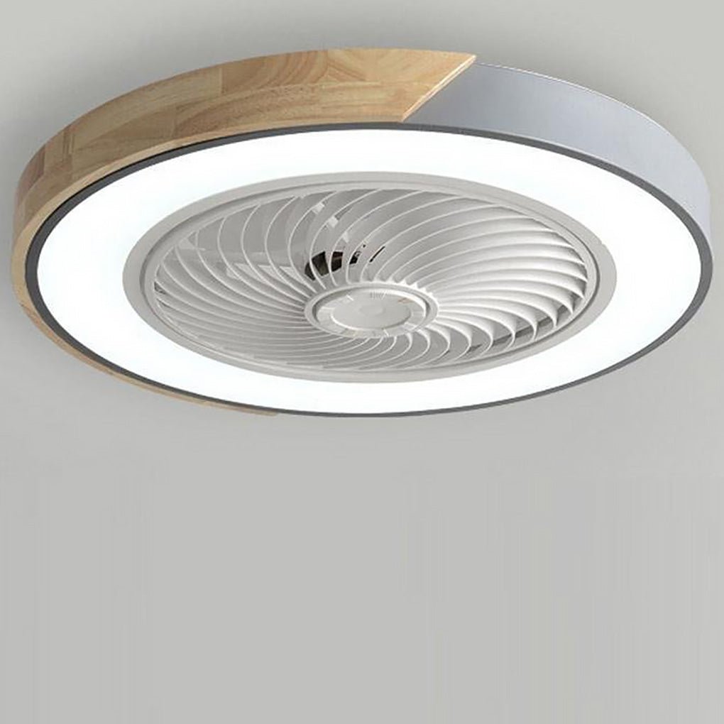 Integrated LED Bladeless Ceiling Fan Light with Remote