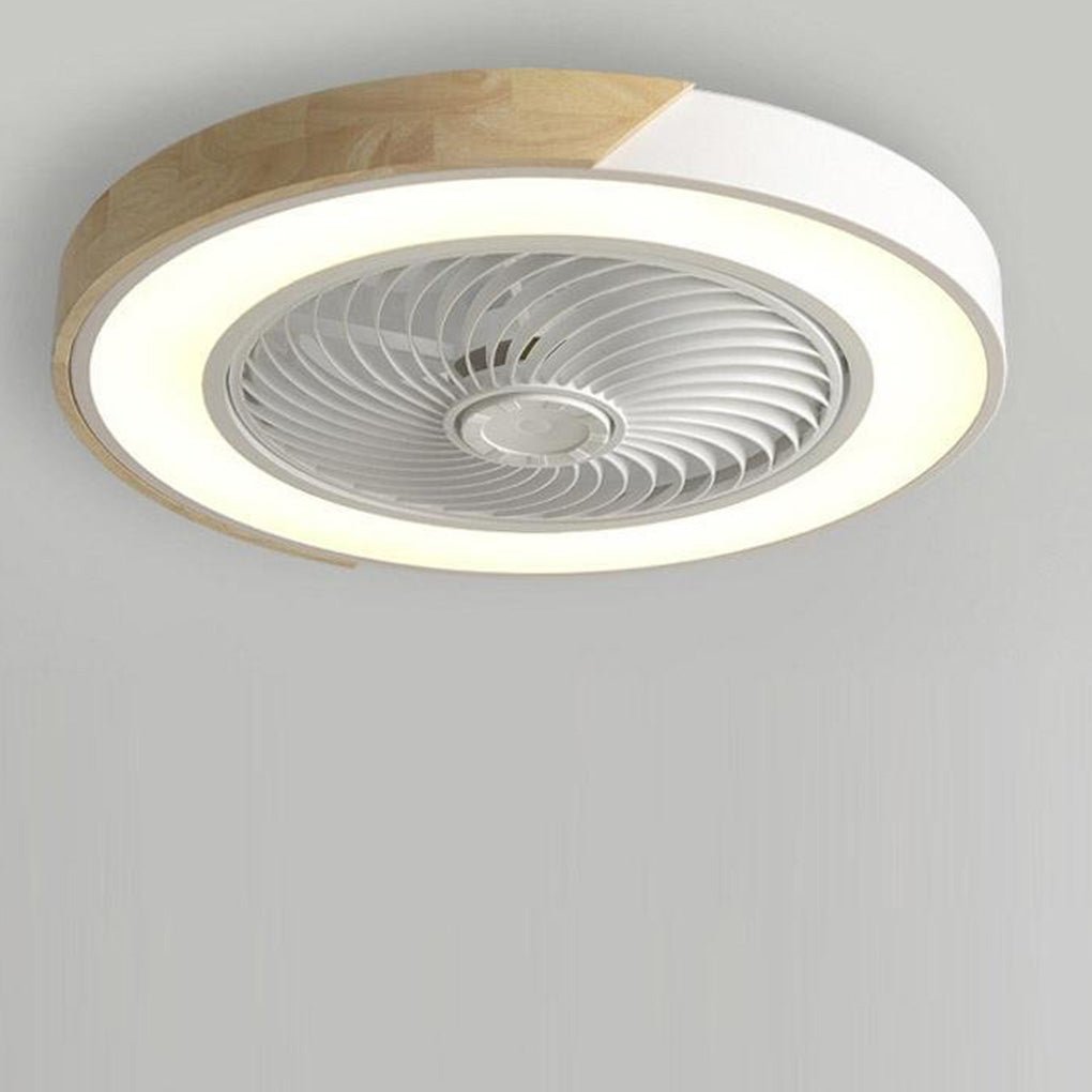 Integrated LED Bladeless Ceiling Fan Light with Remote