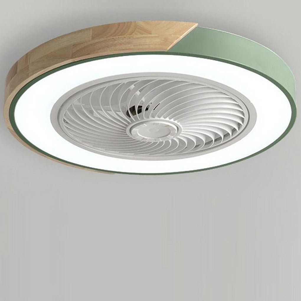 Integrated LED Bladeless Ceiling Fan Light with Remote