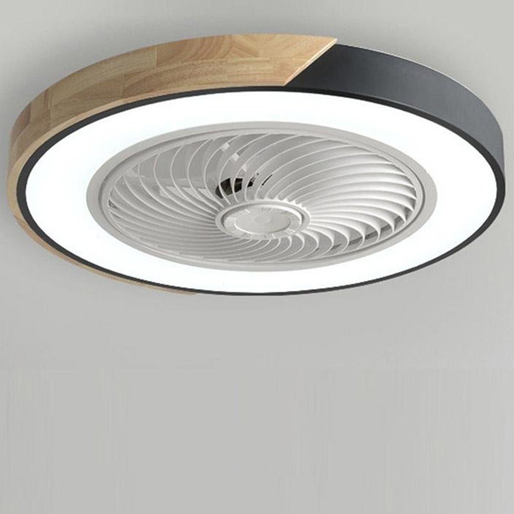 Integrated LED Bladeless Ceiling Fan Light with Remote