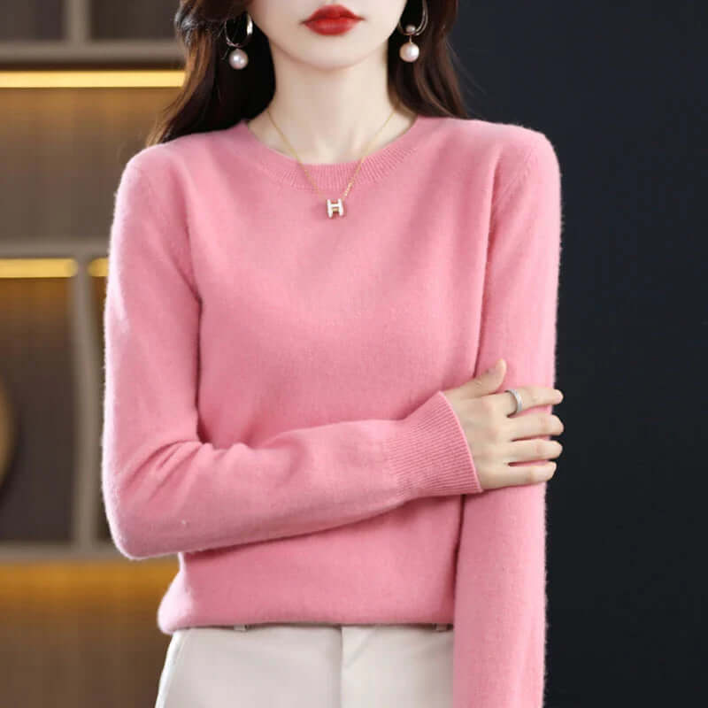Women's Soft Knitted Jumper - Lightweight & Warm
