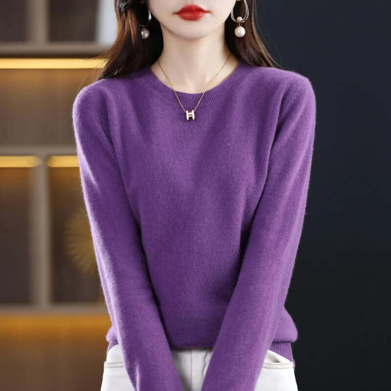 Women's Soft Knitted Jumper - Lightweight & Warm